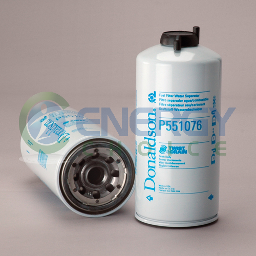 Fuel Filter, Water Separator Spin-On Twist and Drain, Donaldson, P551076